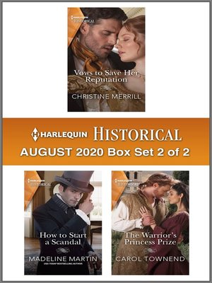 cover image of Harlequin Historical August 2020--Box Set 2 of 2